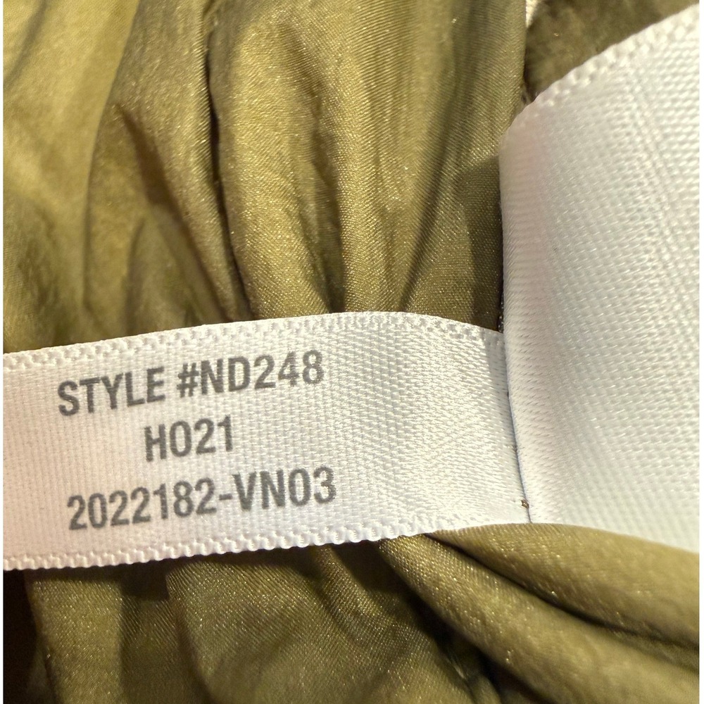 Madewell Women's Reversible Sherpa Puffer Jacket Colorblock Green Size Small - Picture 8 of 13